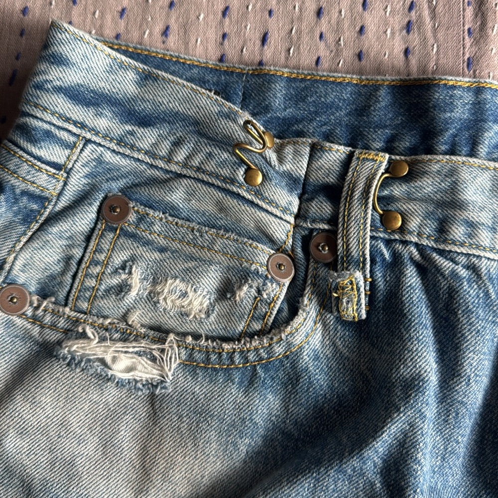 R13 foldover jean - Picture 5 of 10